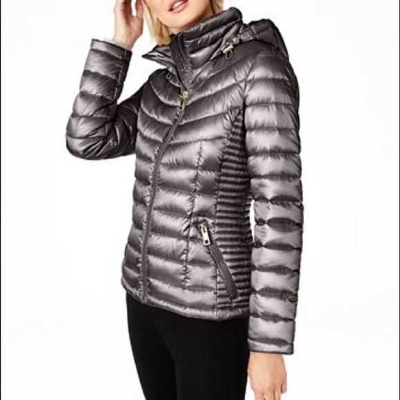 calvin klein packable hooded jacket